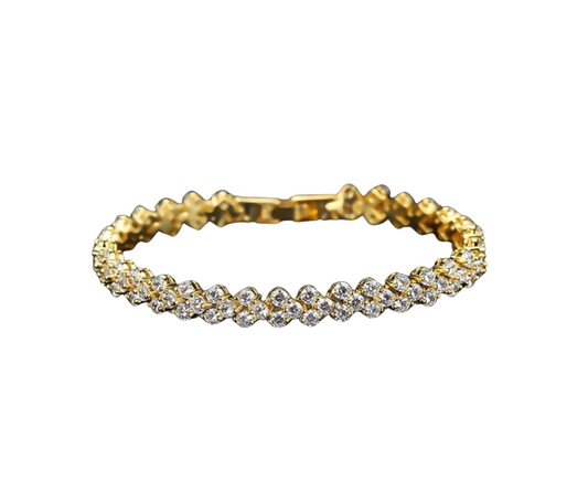 Hartjes armband met diamnd