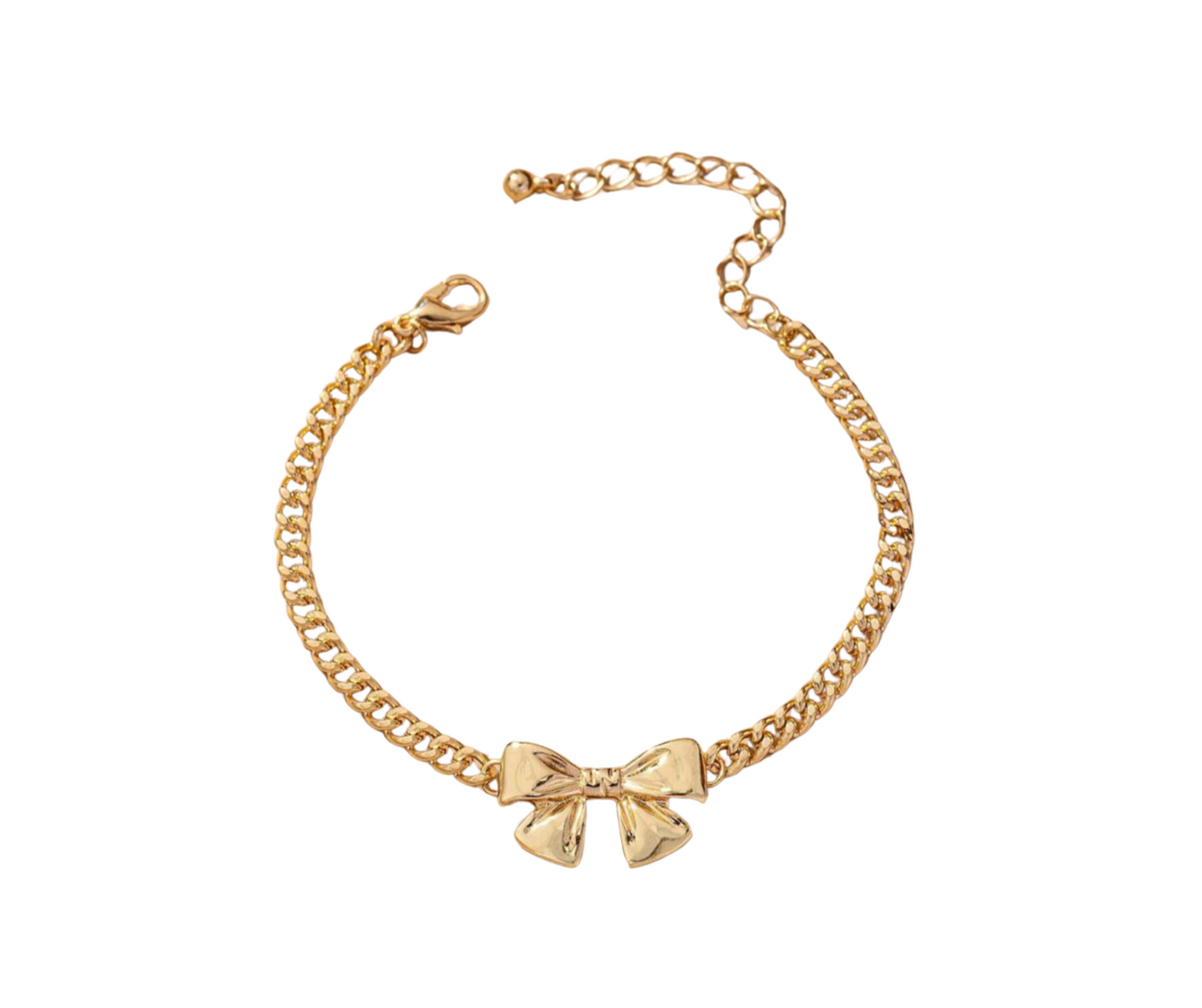 Schakel armband groote strik
